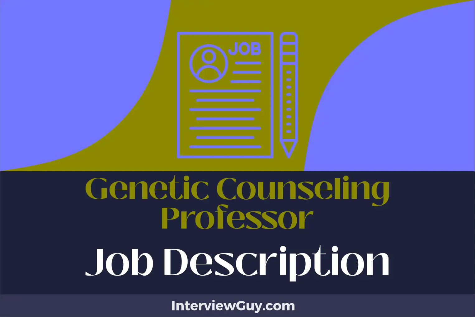 genetic counseling professor job description