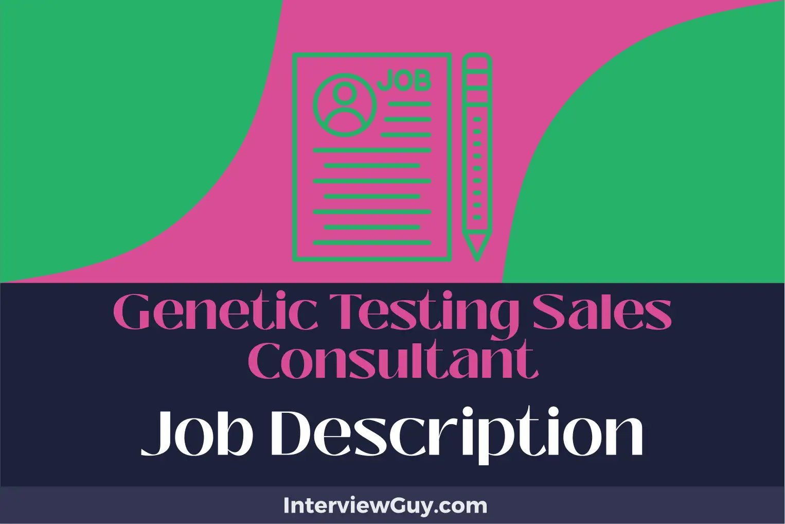 genetic testing sales consultant job description