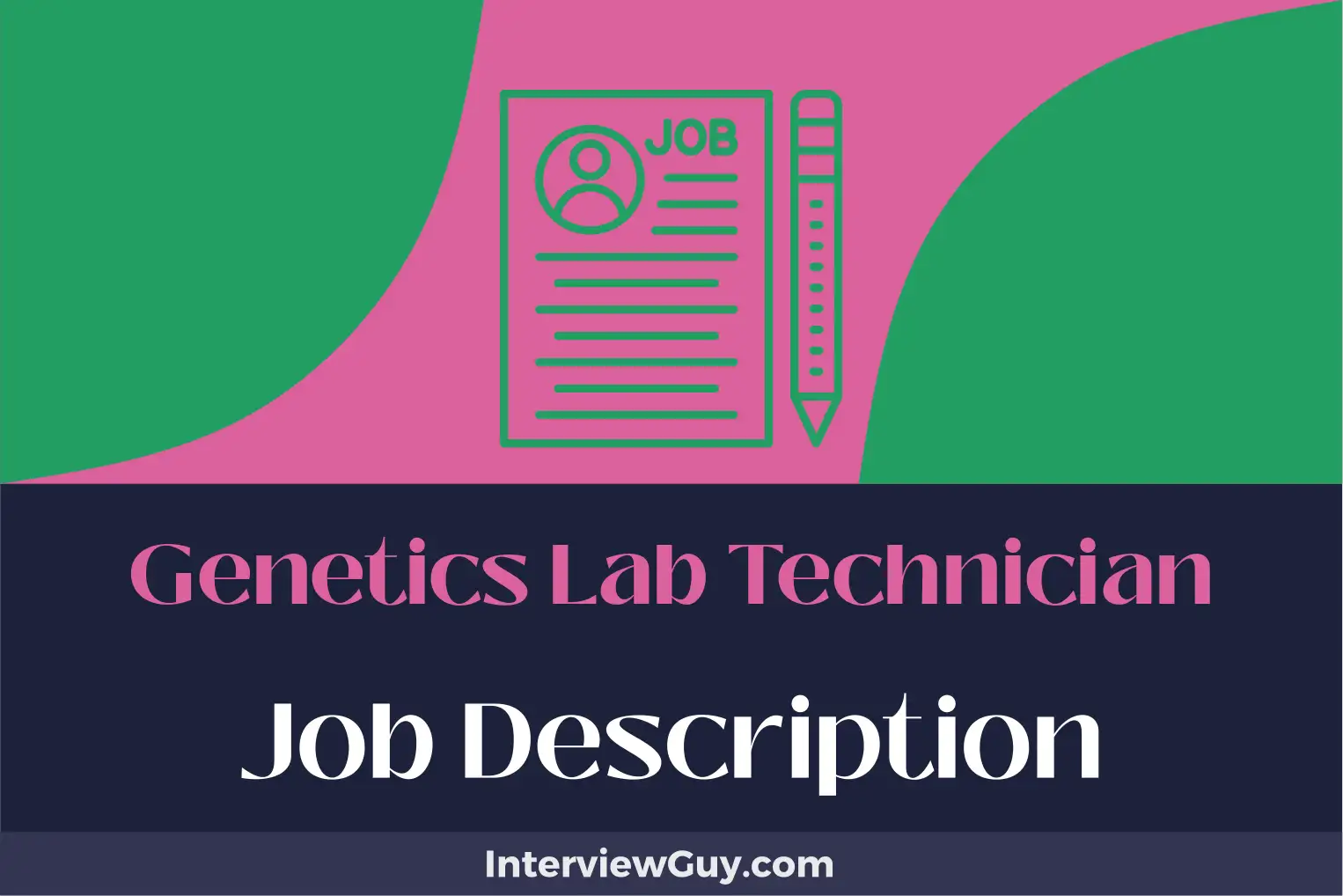 genetics lab technician job description