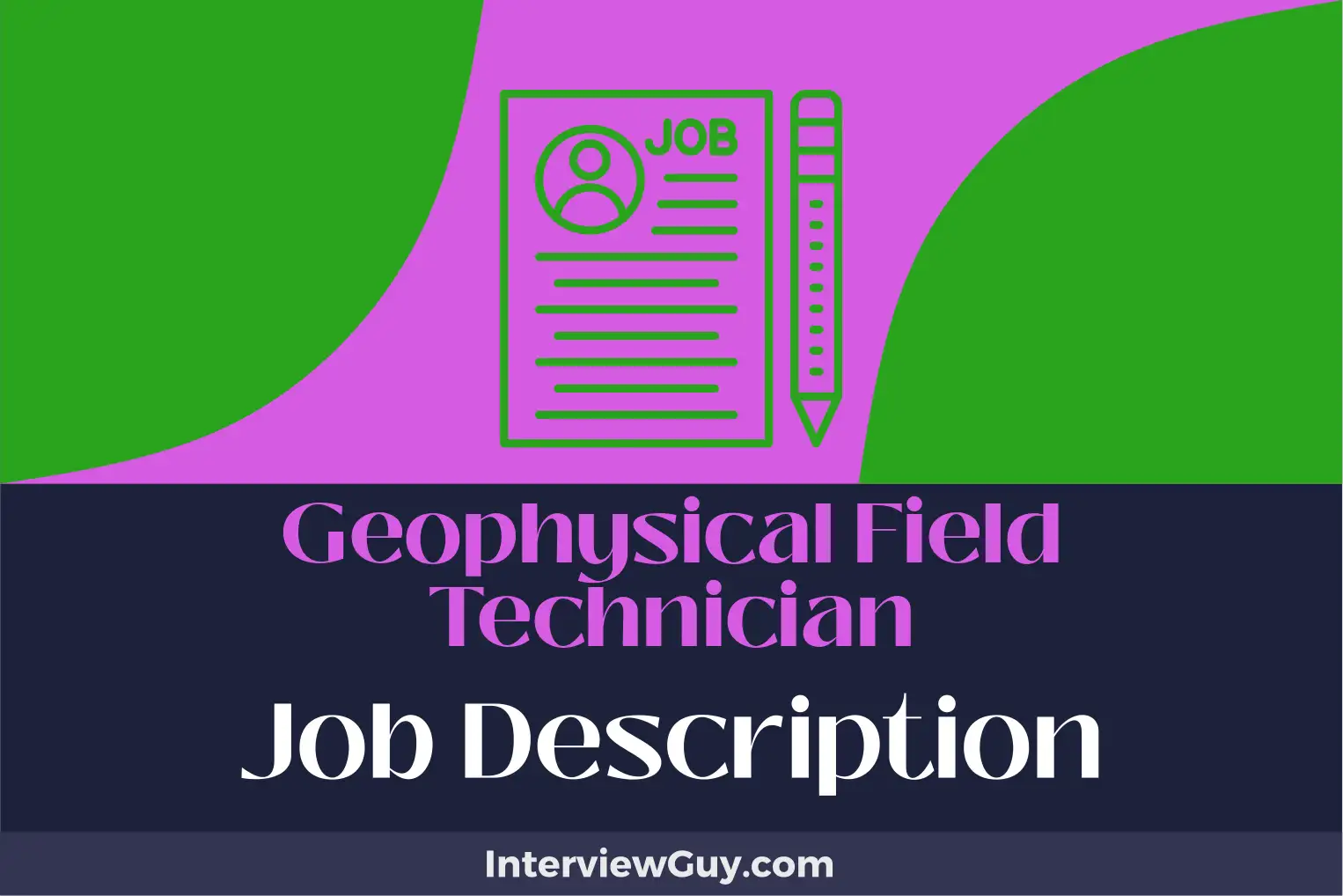 geophysical field technician job description