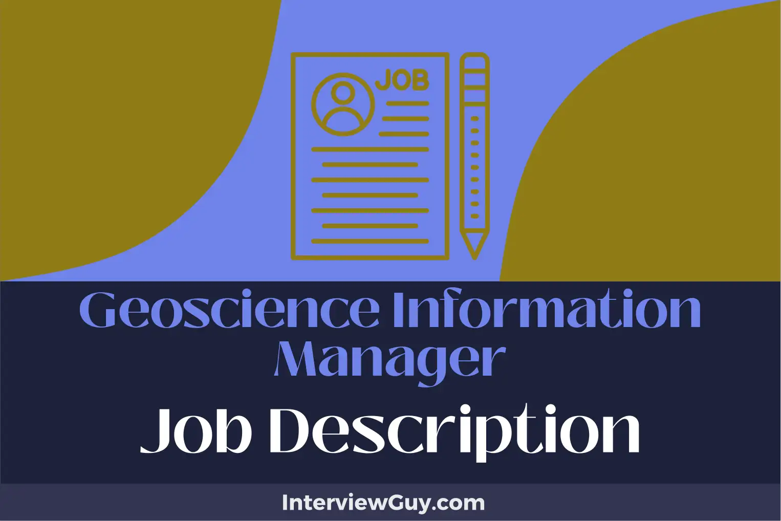 geoscience information manager job description
