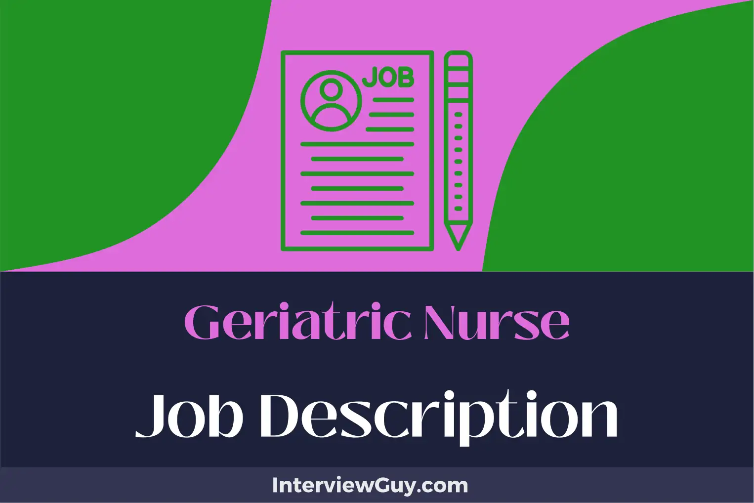 geriatric nurse job description