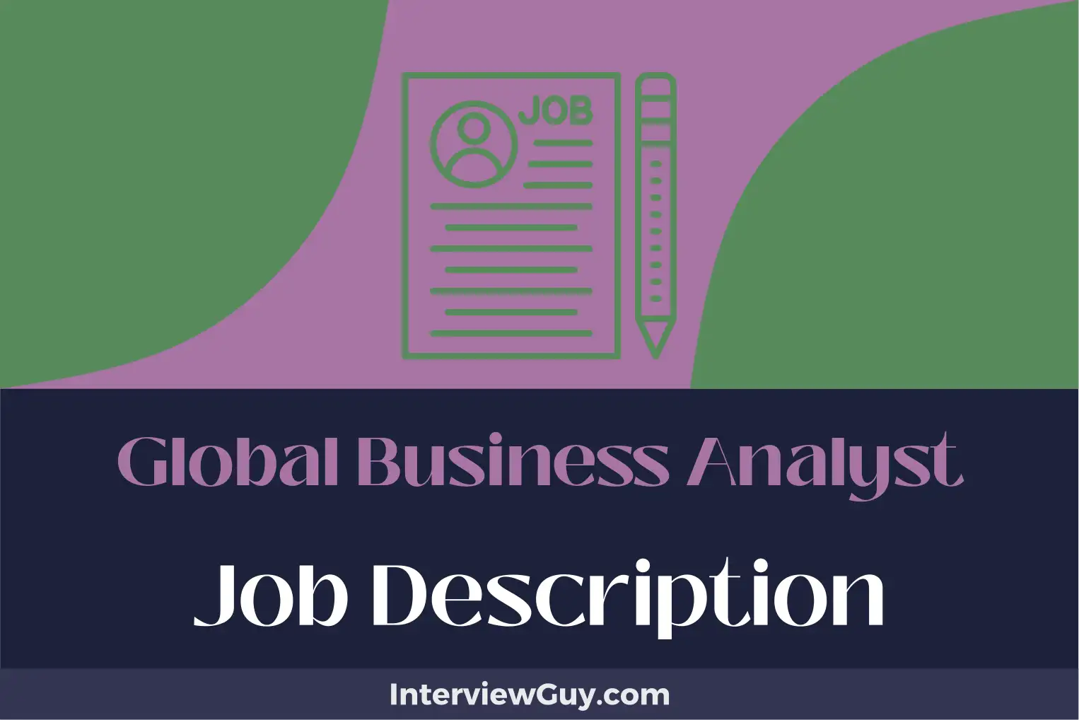 global business analyst job description