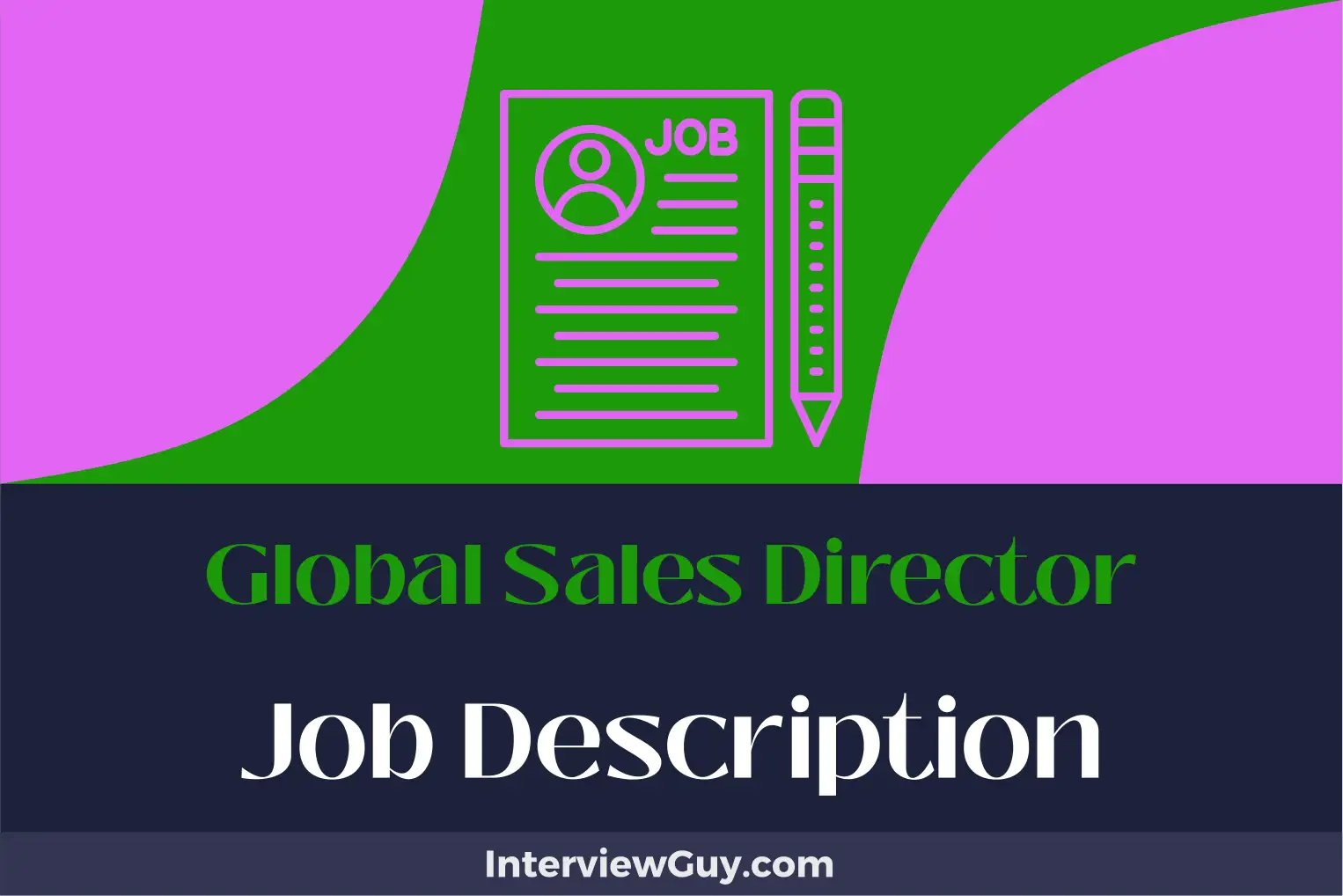 global sales director job description