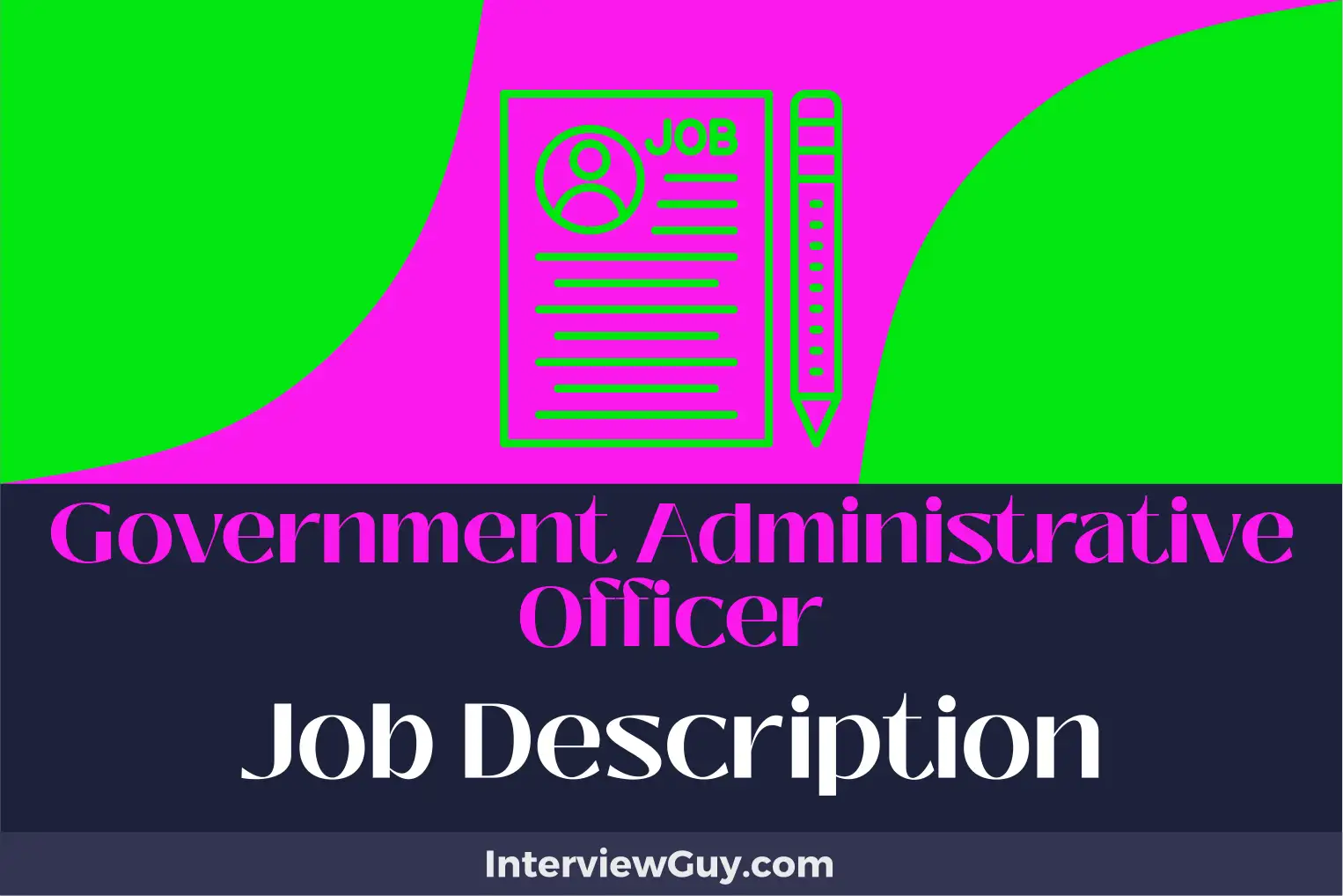 government administrative officer job description