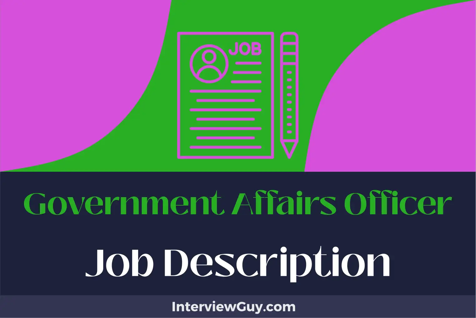 government affairs officer job description