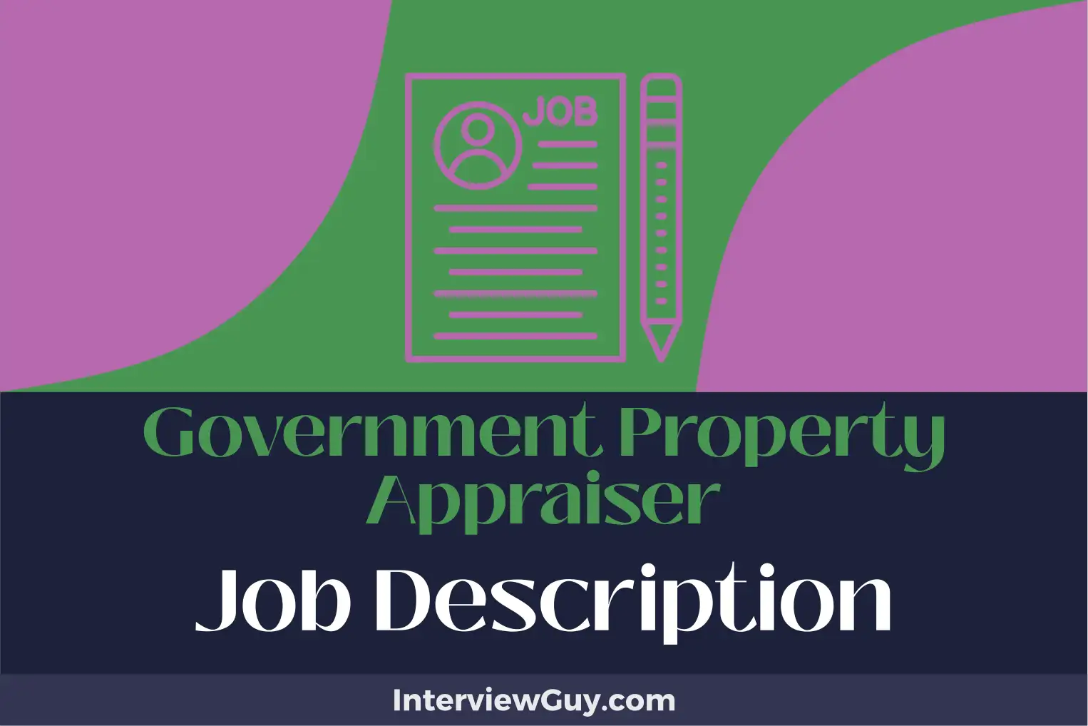 government property appraiser job description