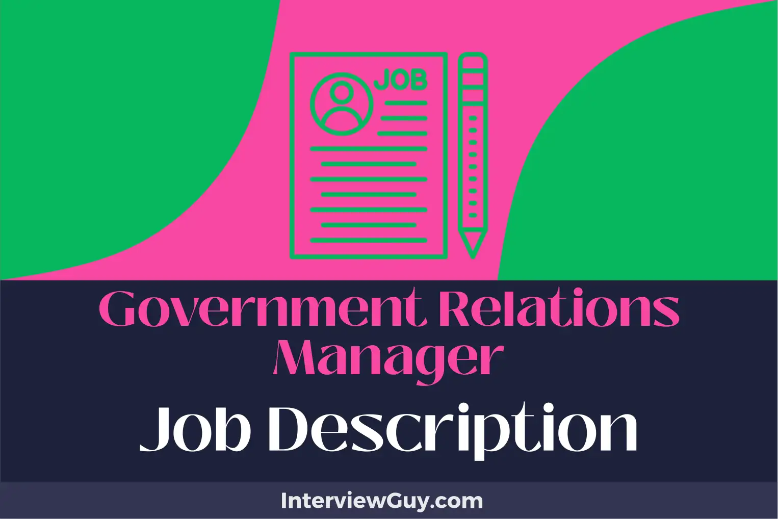 government relations manager job description