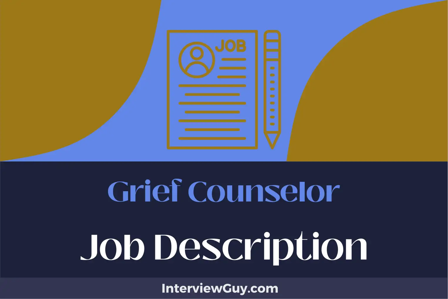 grief counselor job description