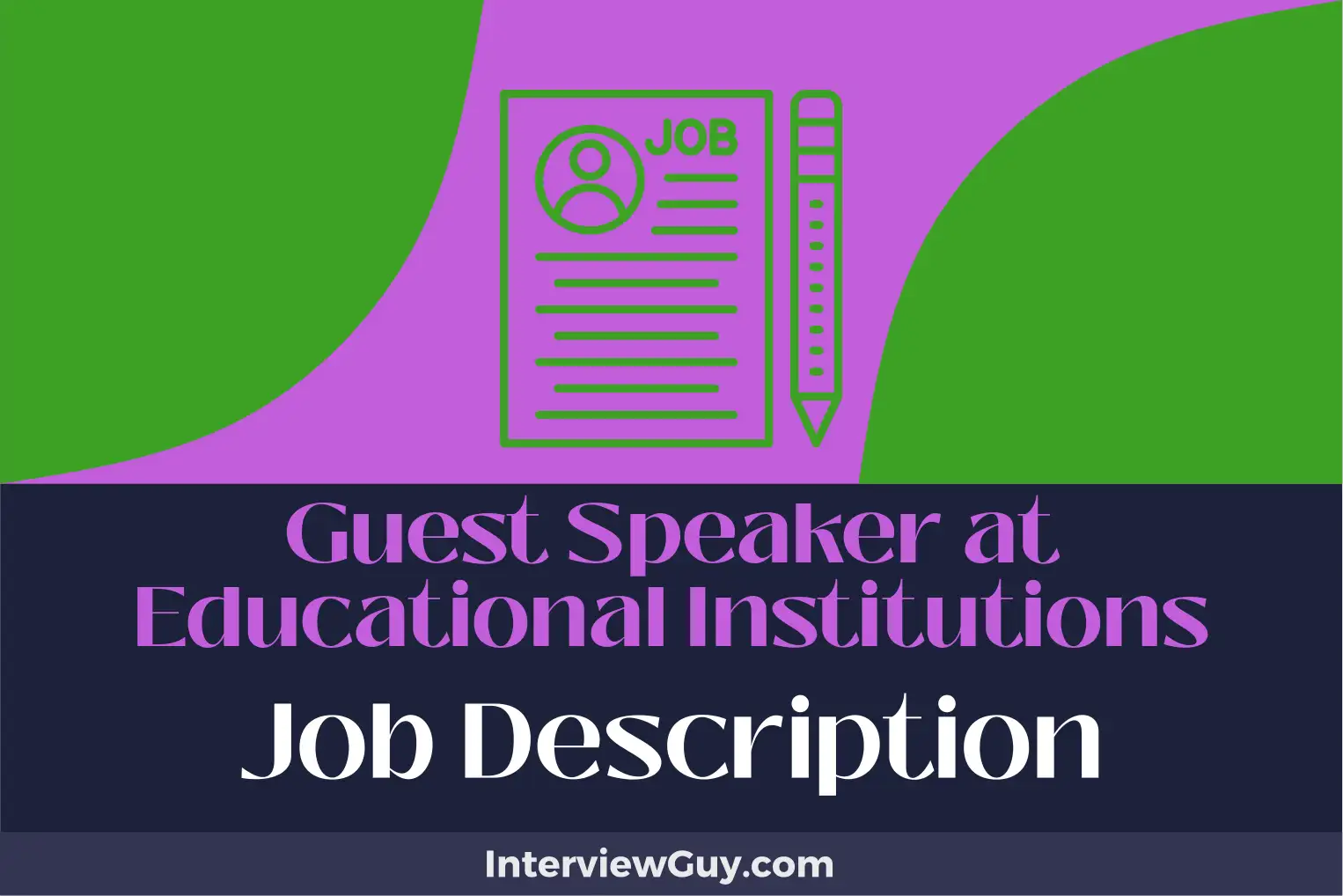 guest speaker at educational institutions job description