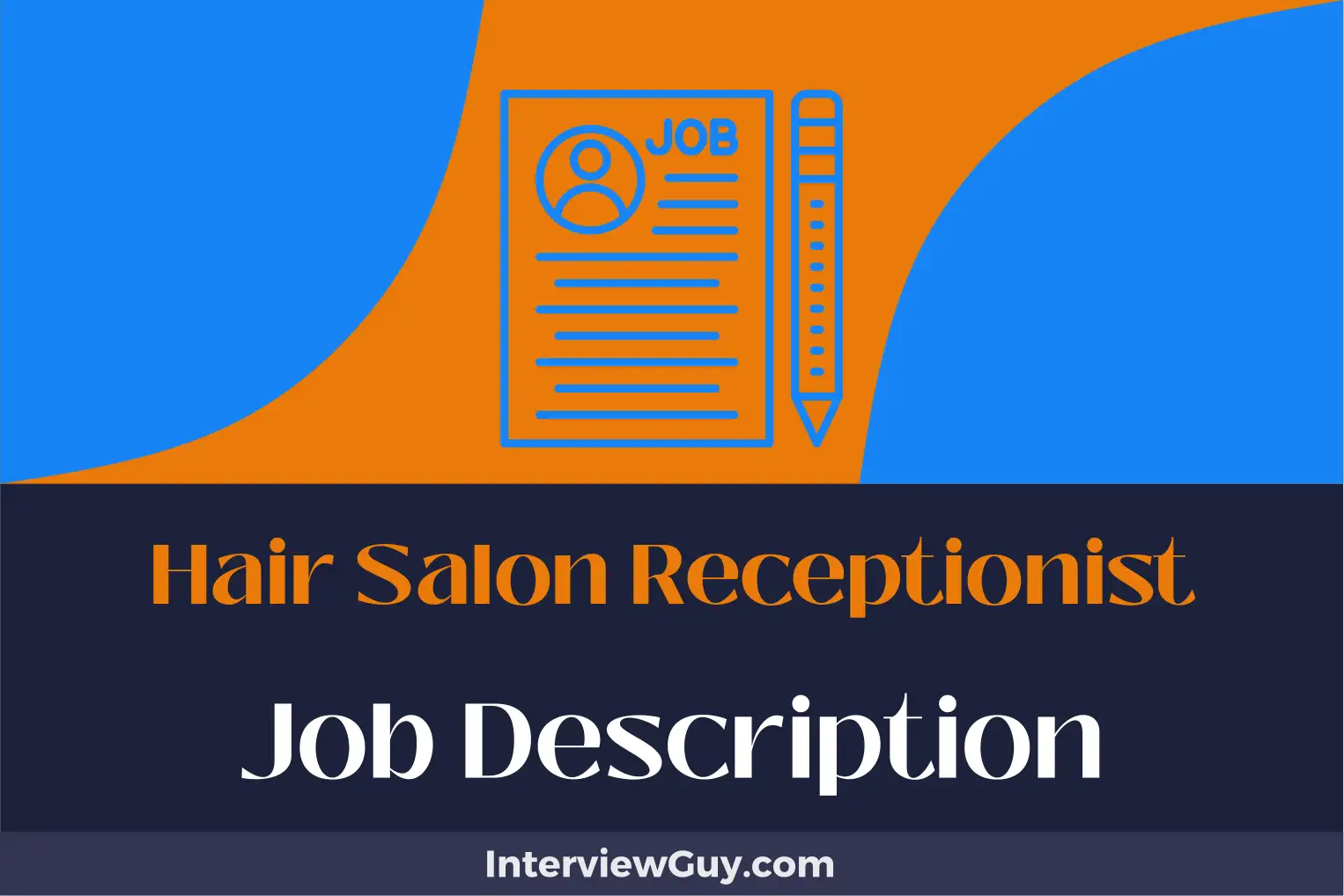hair salon receptionist job description