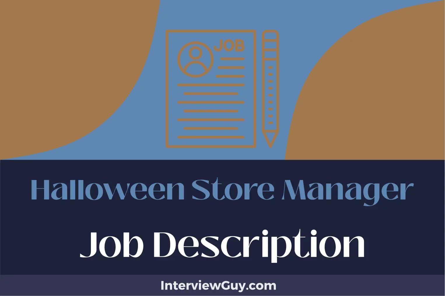 halloween store manager job description