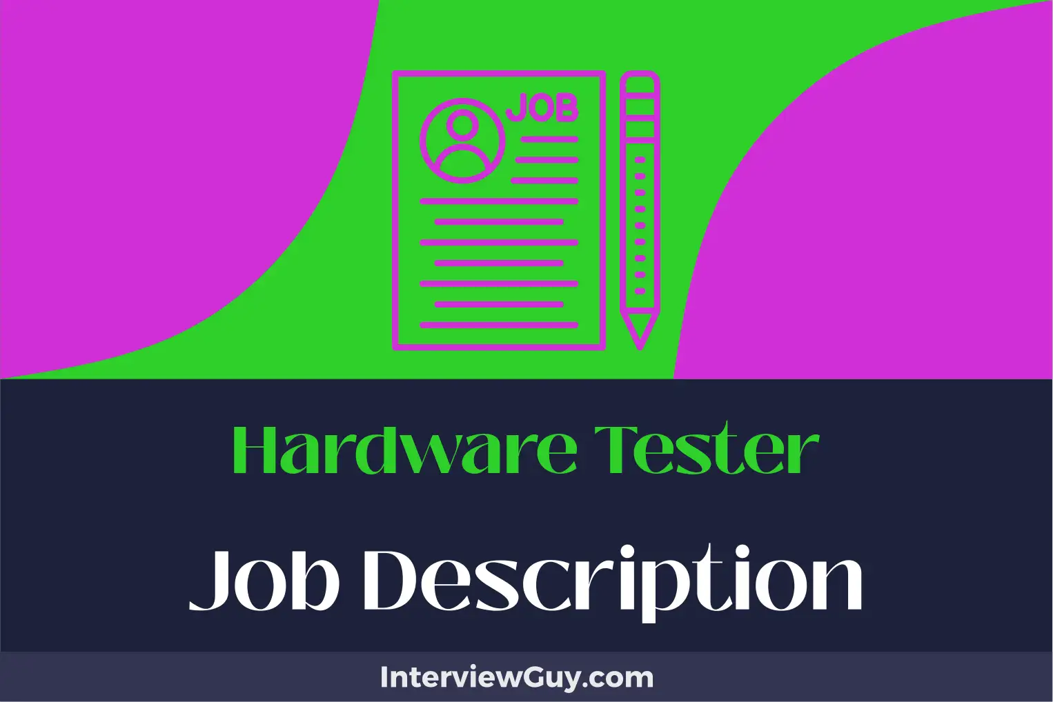 hardware tester job description