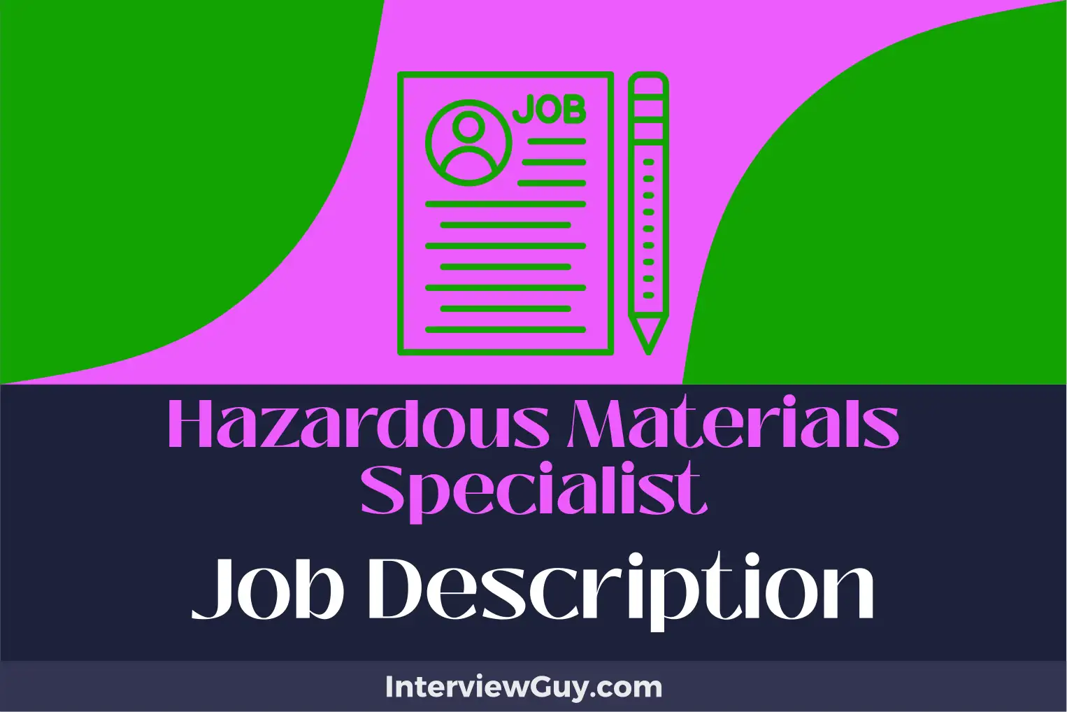 hazardous materials specialist job description