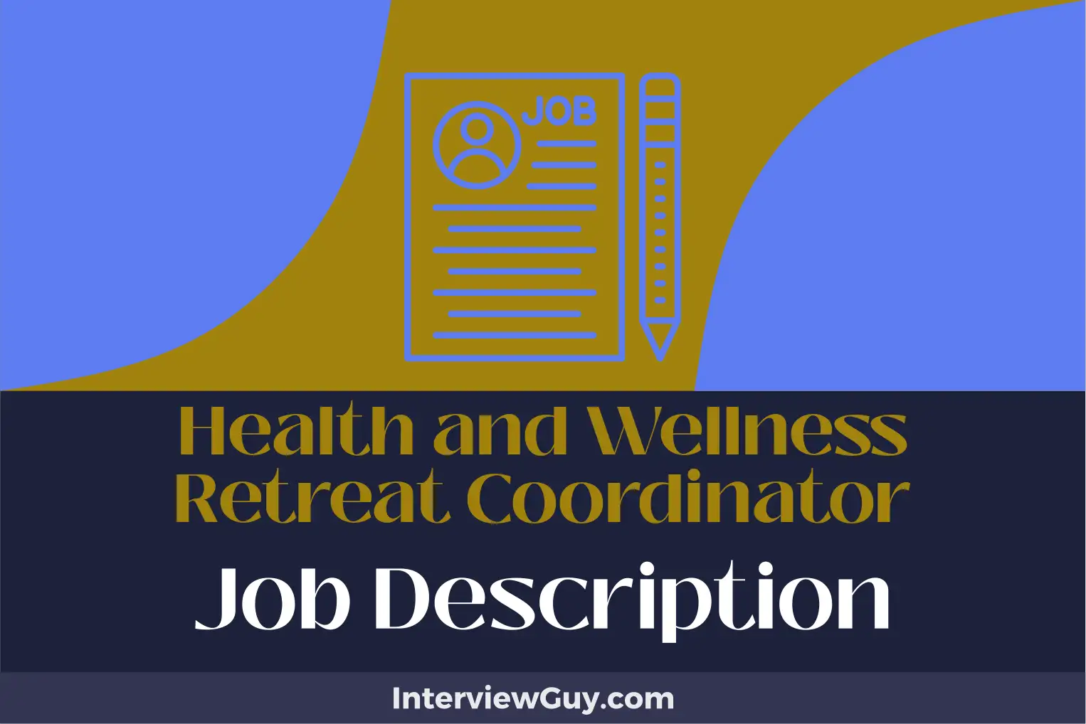 health and wellness retreat coordinator job description