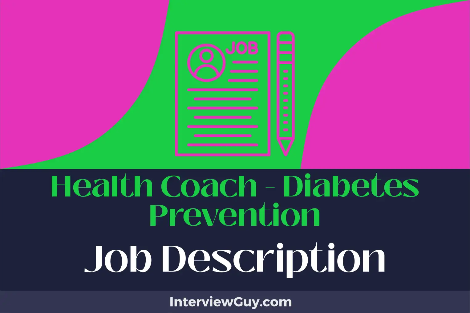 health coach diabetes prevention job description