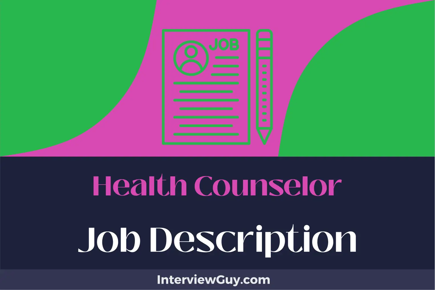 health counselor job description