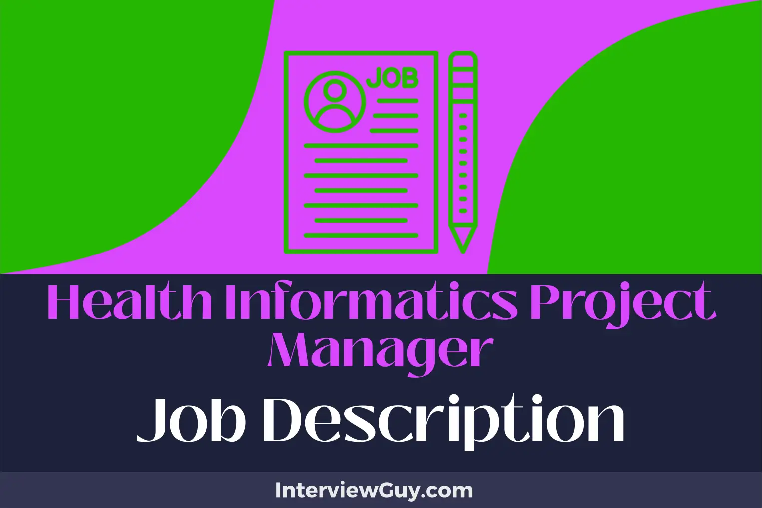 health informatics project manager job description