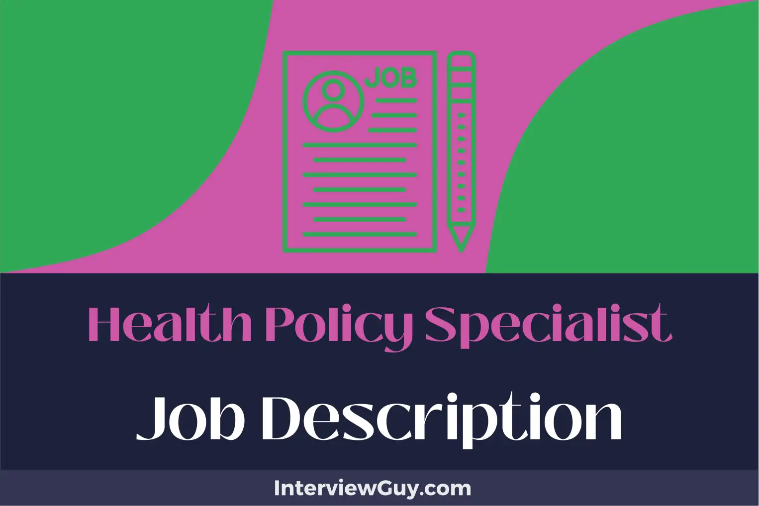 health policy specialist job description