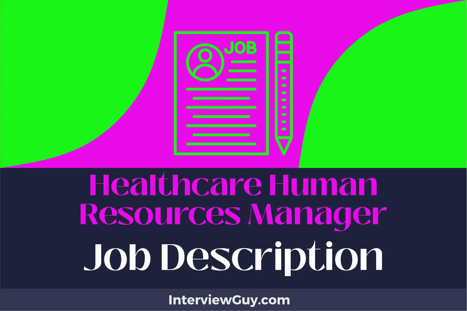 healthcare human resources manager job description