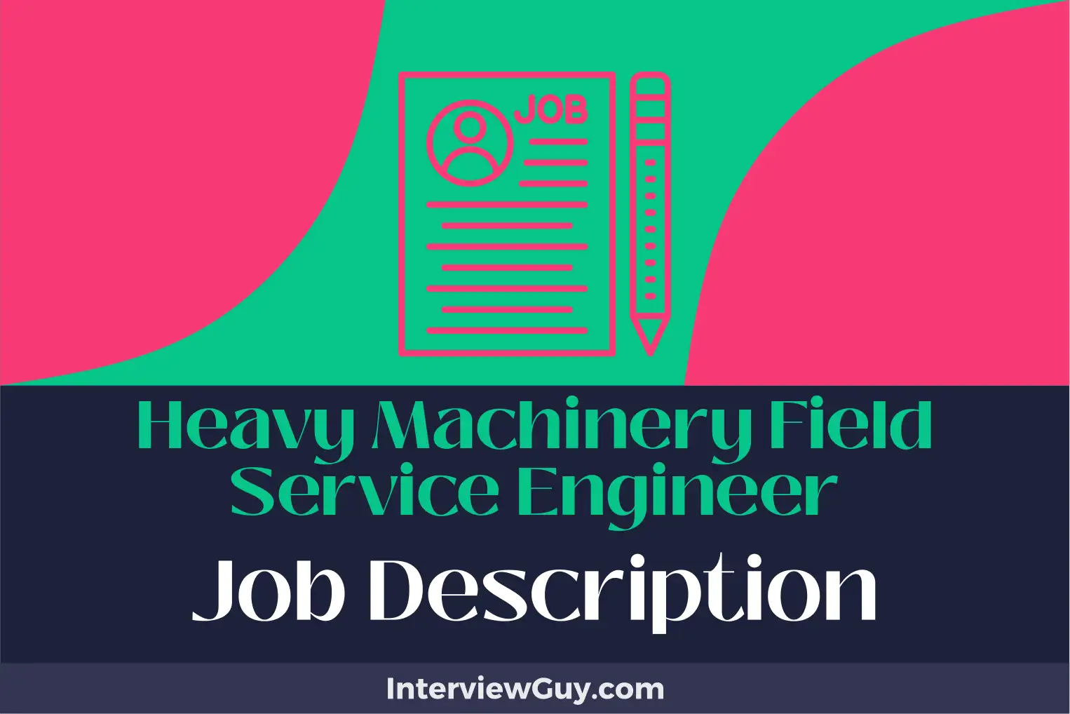 heavy machinery field service engineer job description
