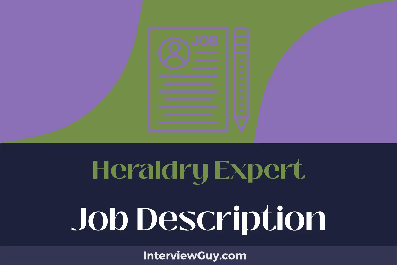 heraldry expert job description
