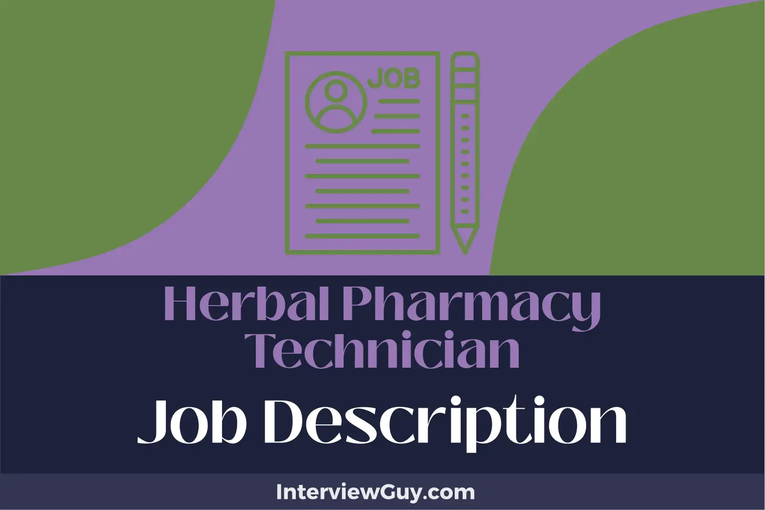herbal pharmacy technician job description