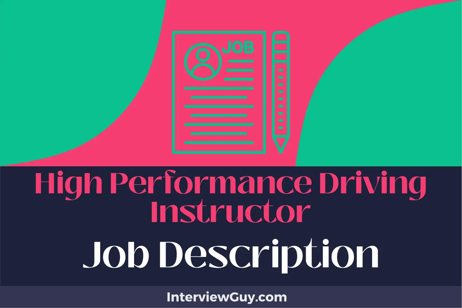 high performance driving instructor job description