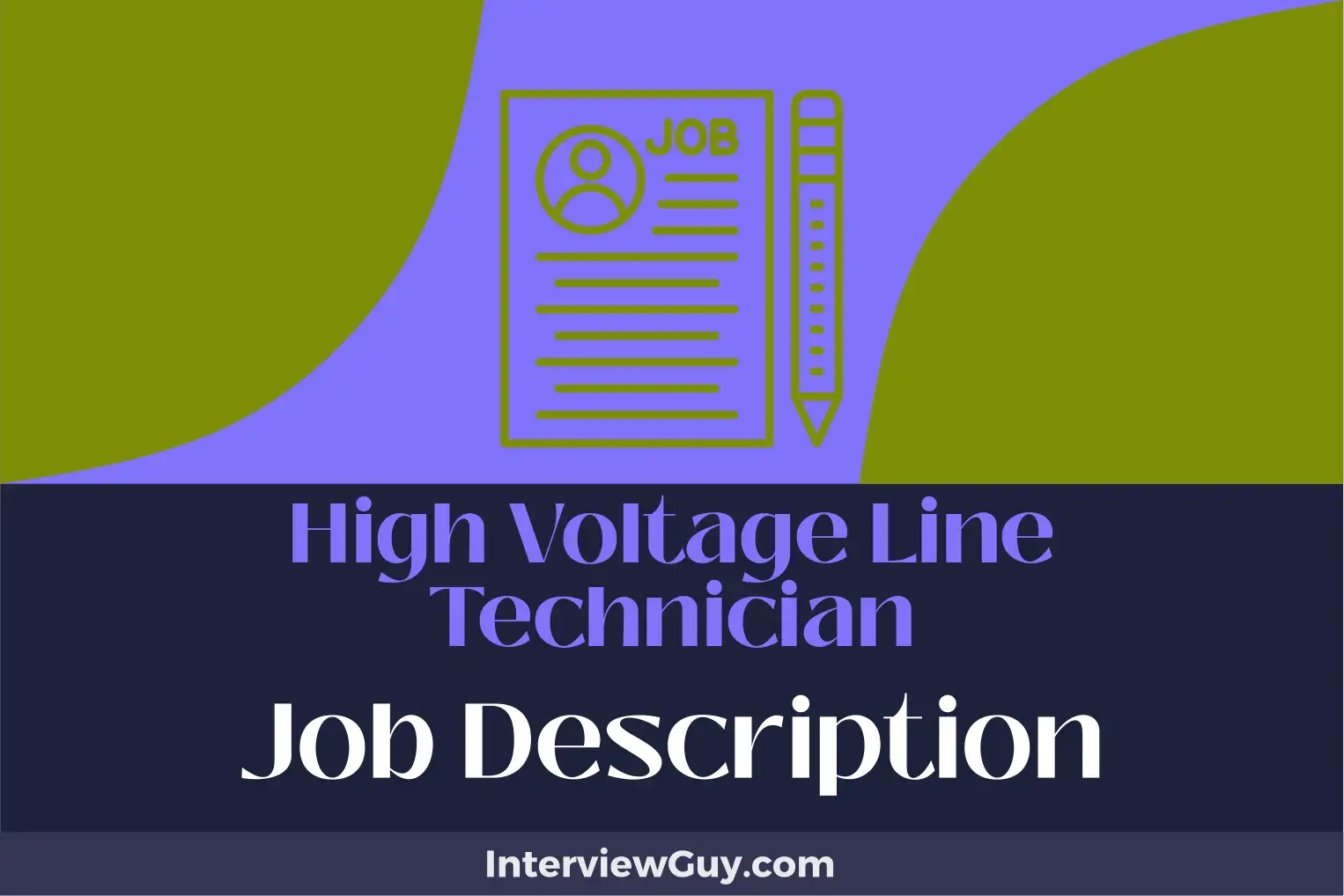 high voltage line technician job description