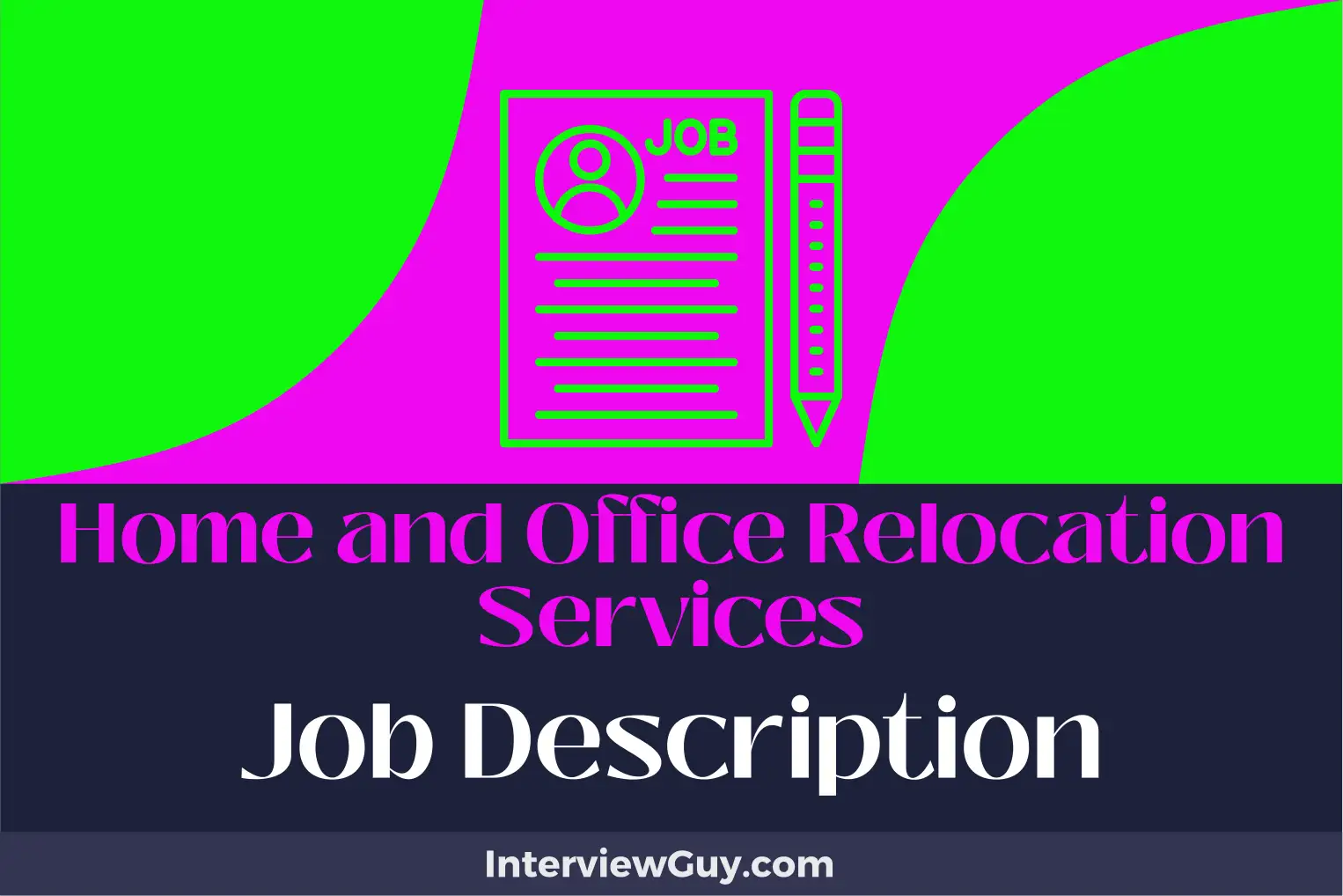 home and office relocation services job description