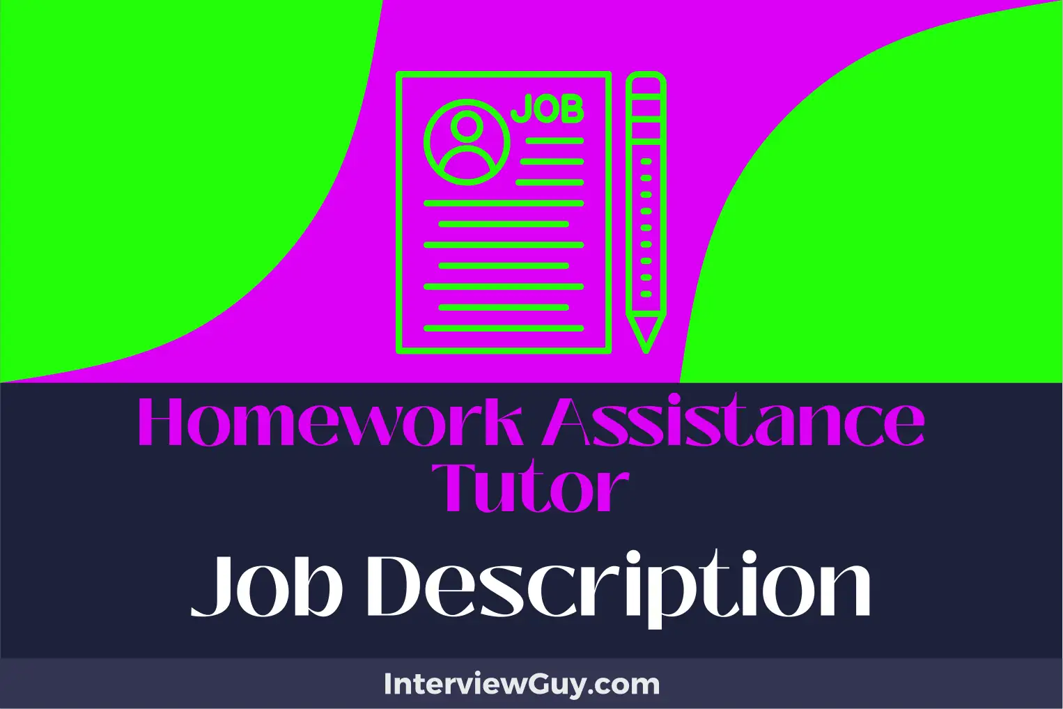homework assistance tutor job description