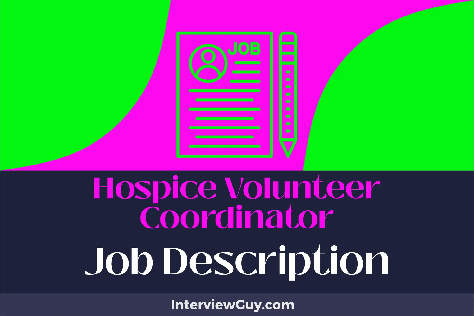 hospice volunteer coordinator job description