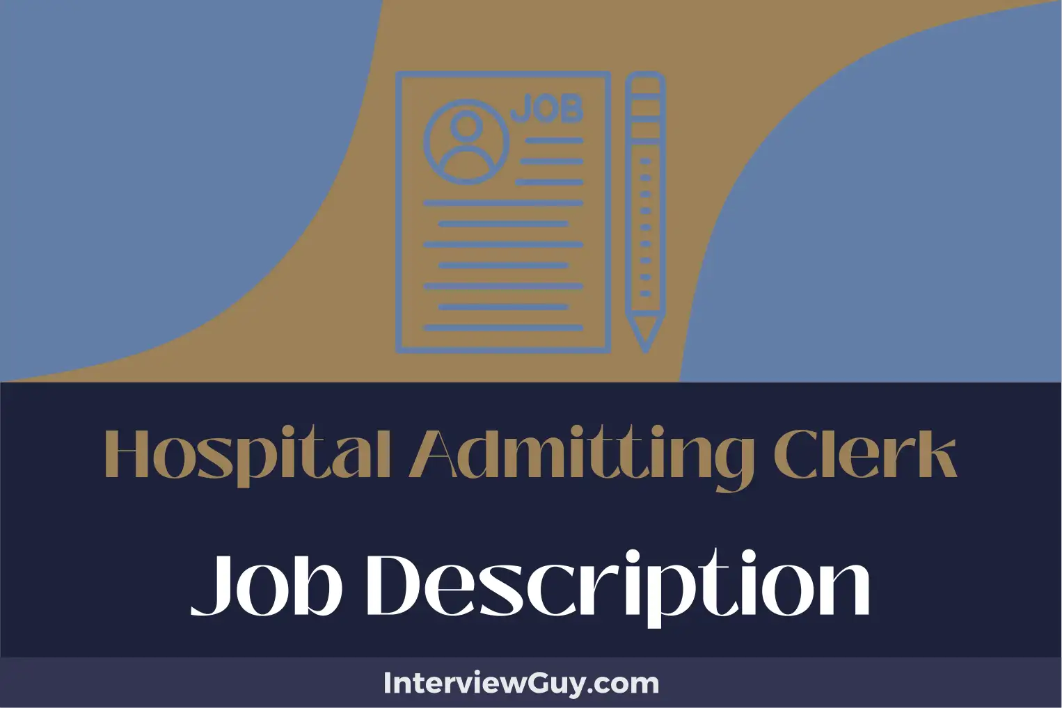 hospital admitting clerk job description