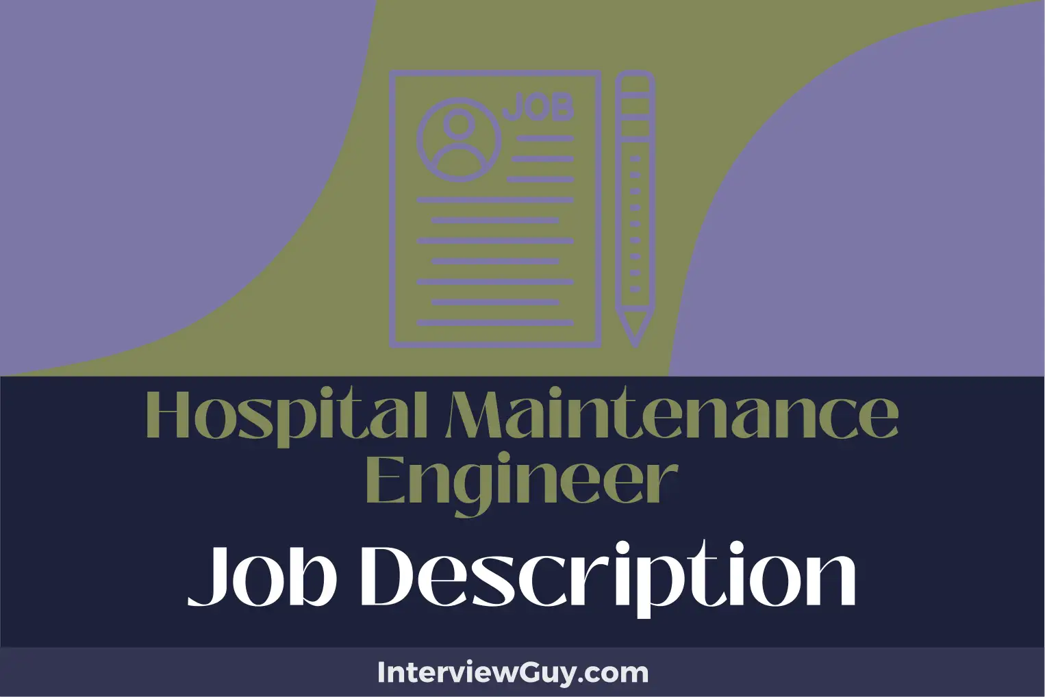 hospital maintenance engineer job description