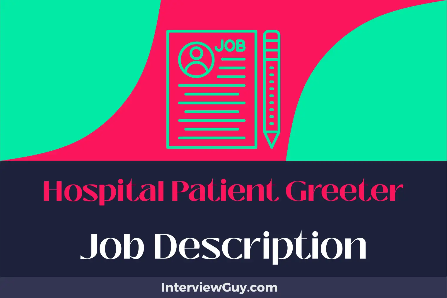 hospital patient greeter job description