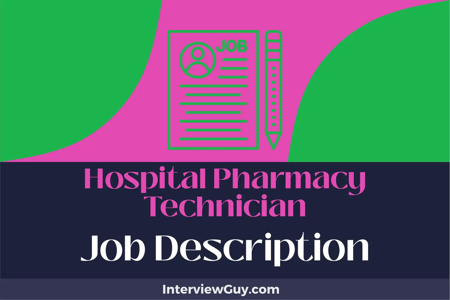 hospital pharmacy technician job description