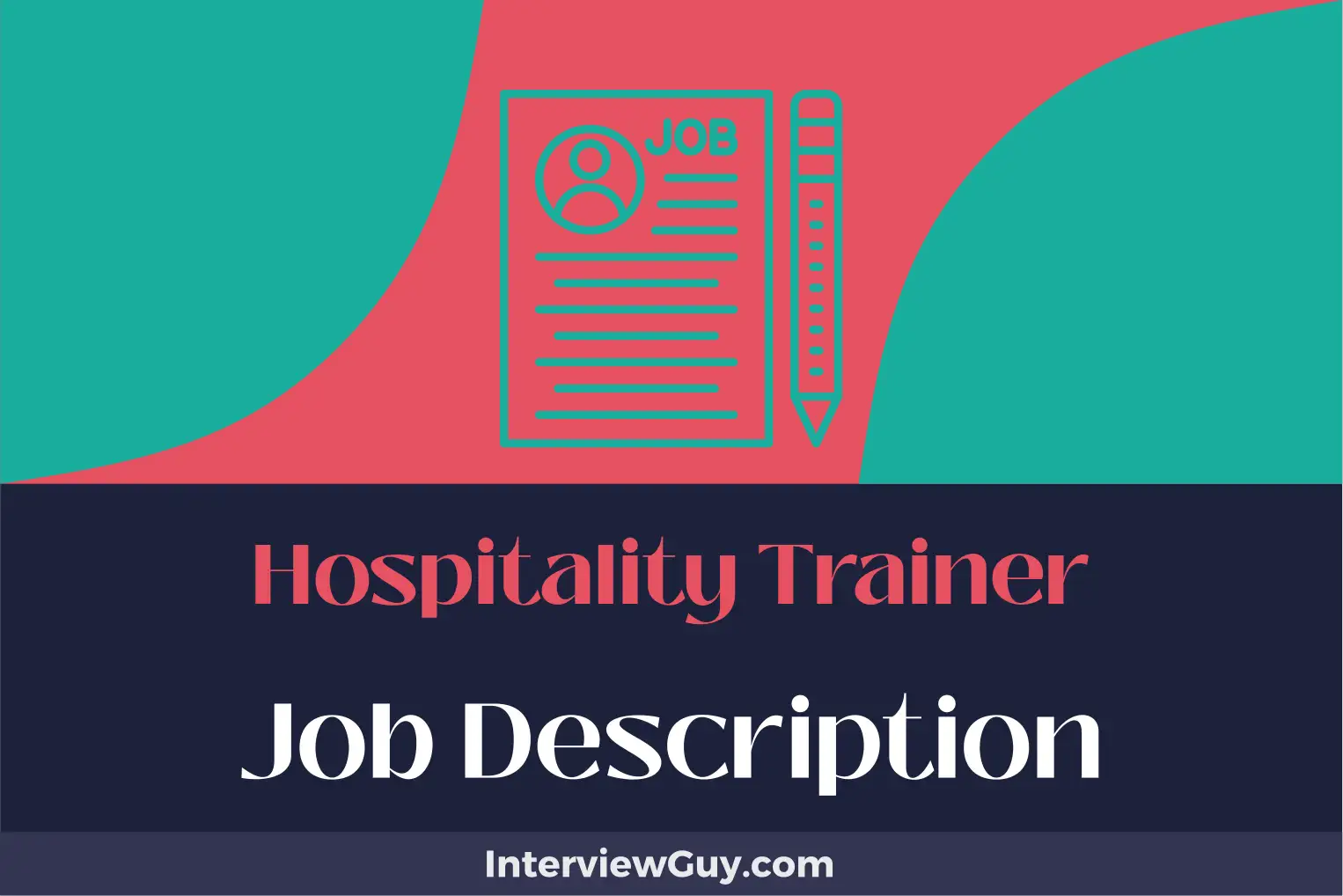 hospitality trainer job description