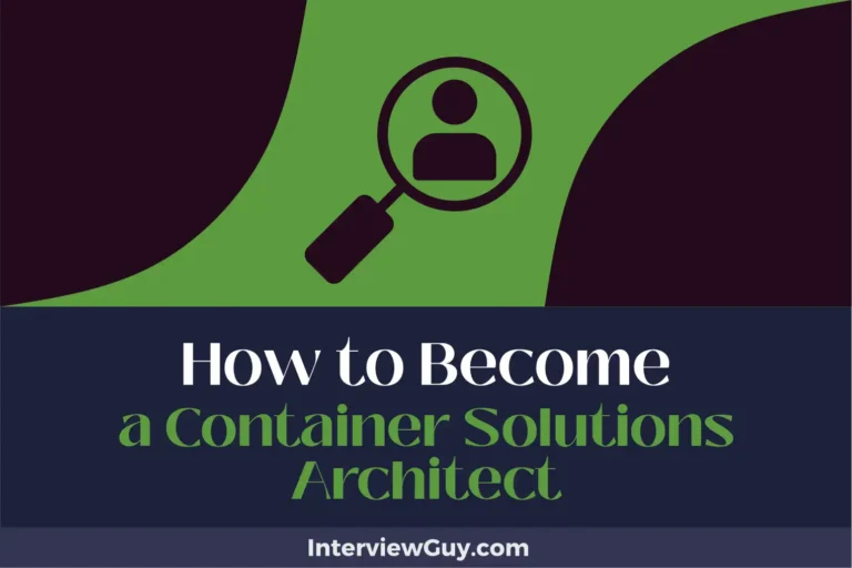 how to become a container solutions architect