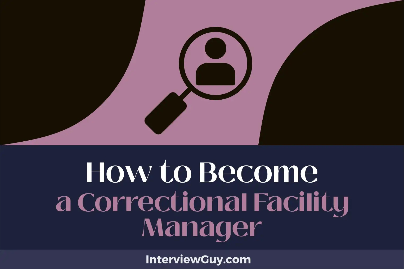 how to become a correctional facility manager