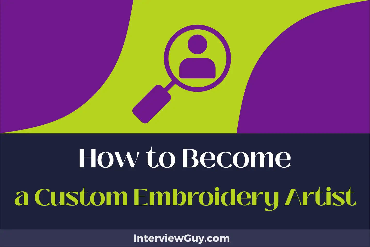 how to become a custom embroidery artist