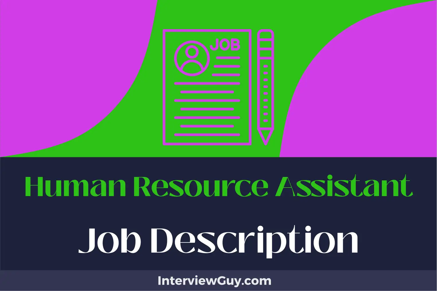 human resource assistant job description