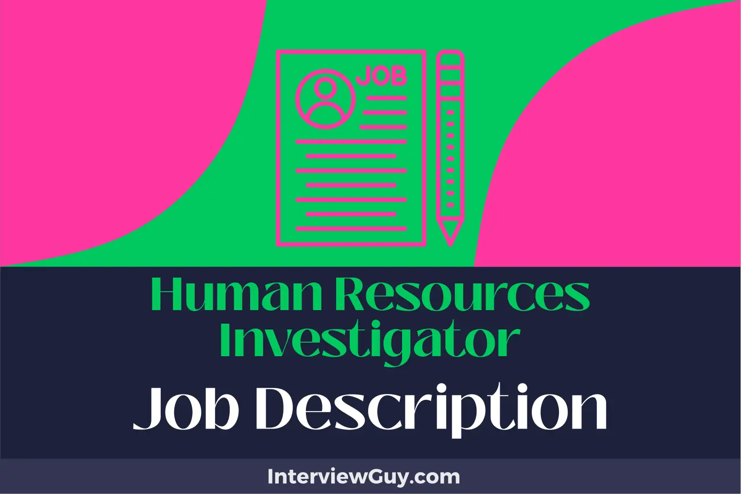 human resources investigator job description
