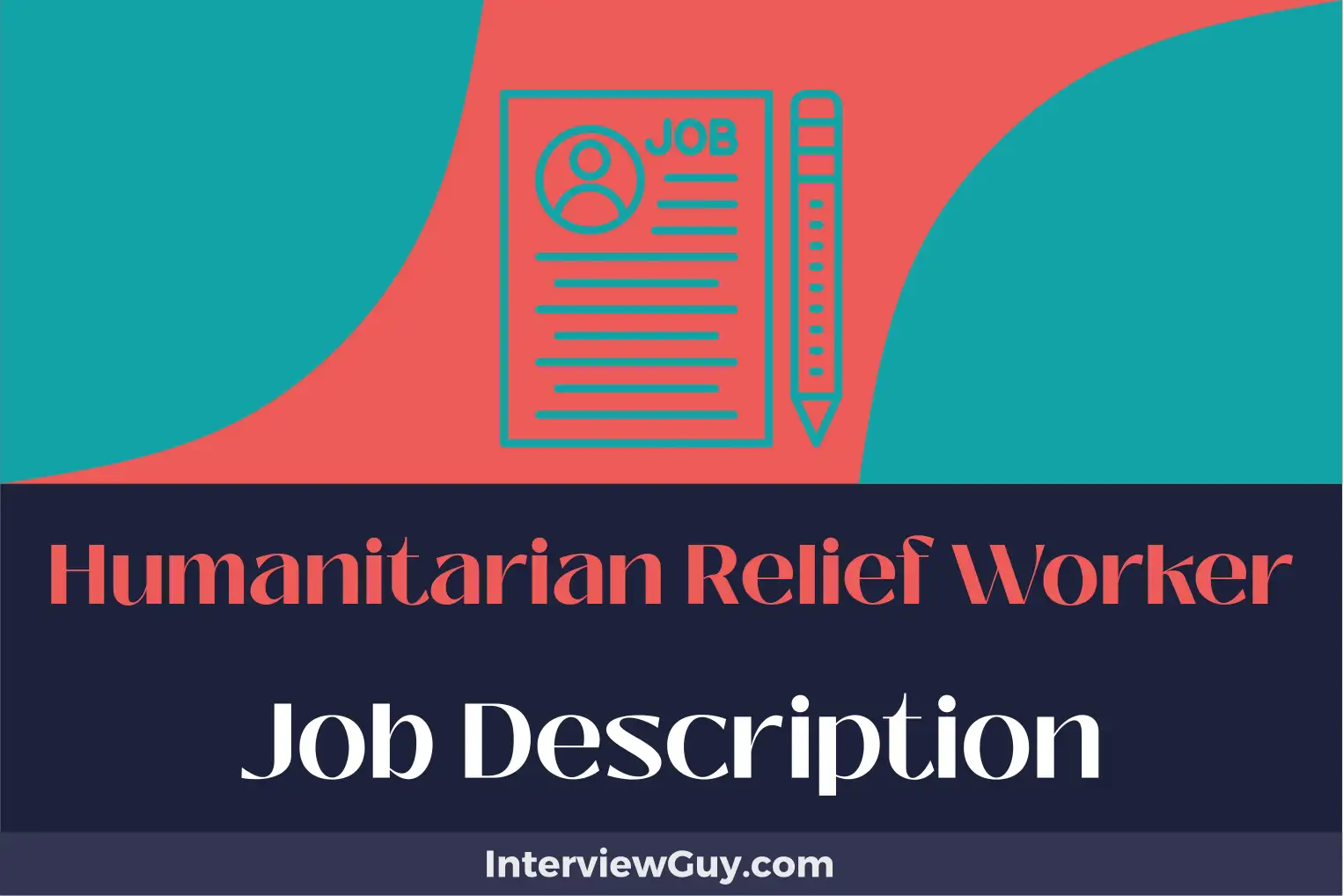 humanitarian relief worker job description
