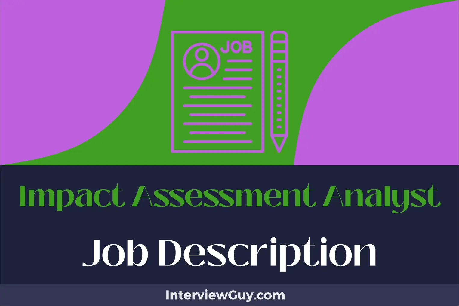 impact assessment analyst job description