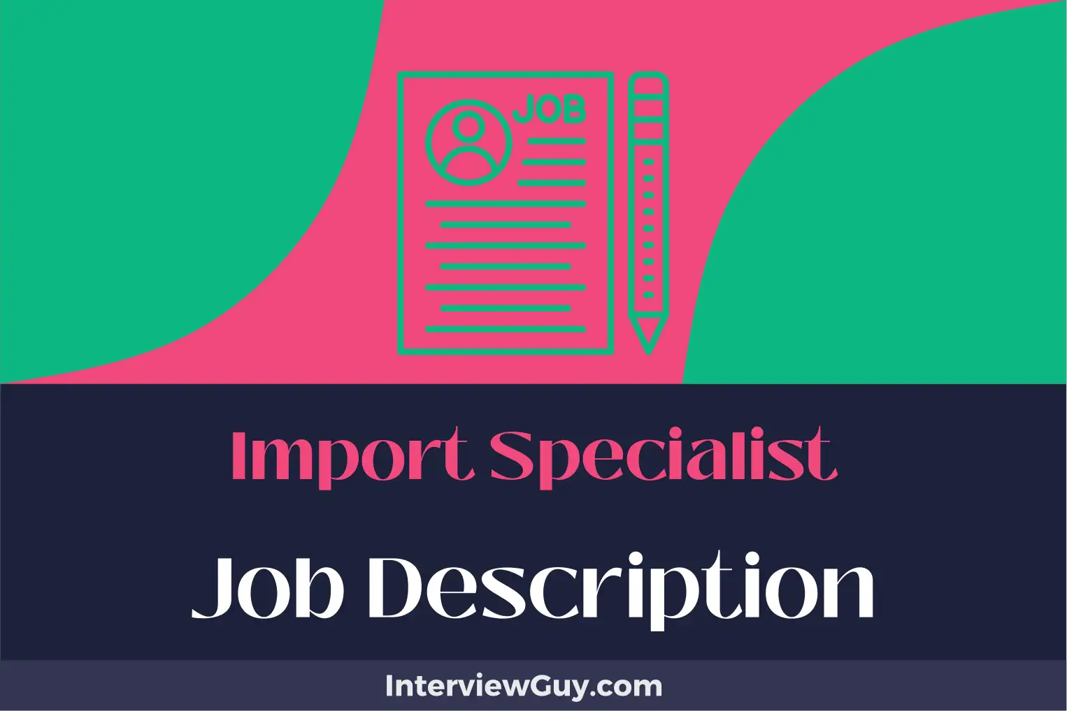 import specialist job description