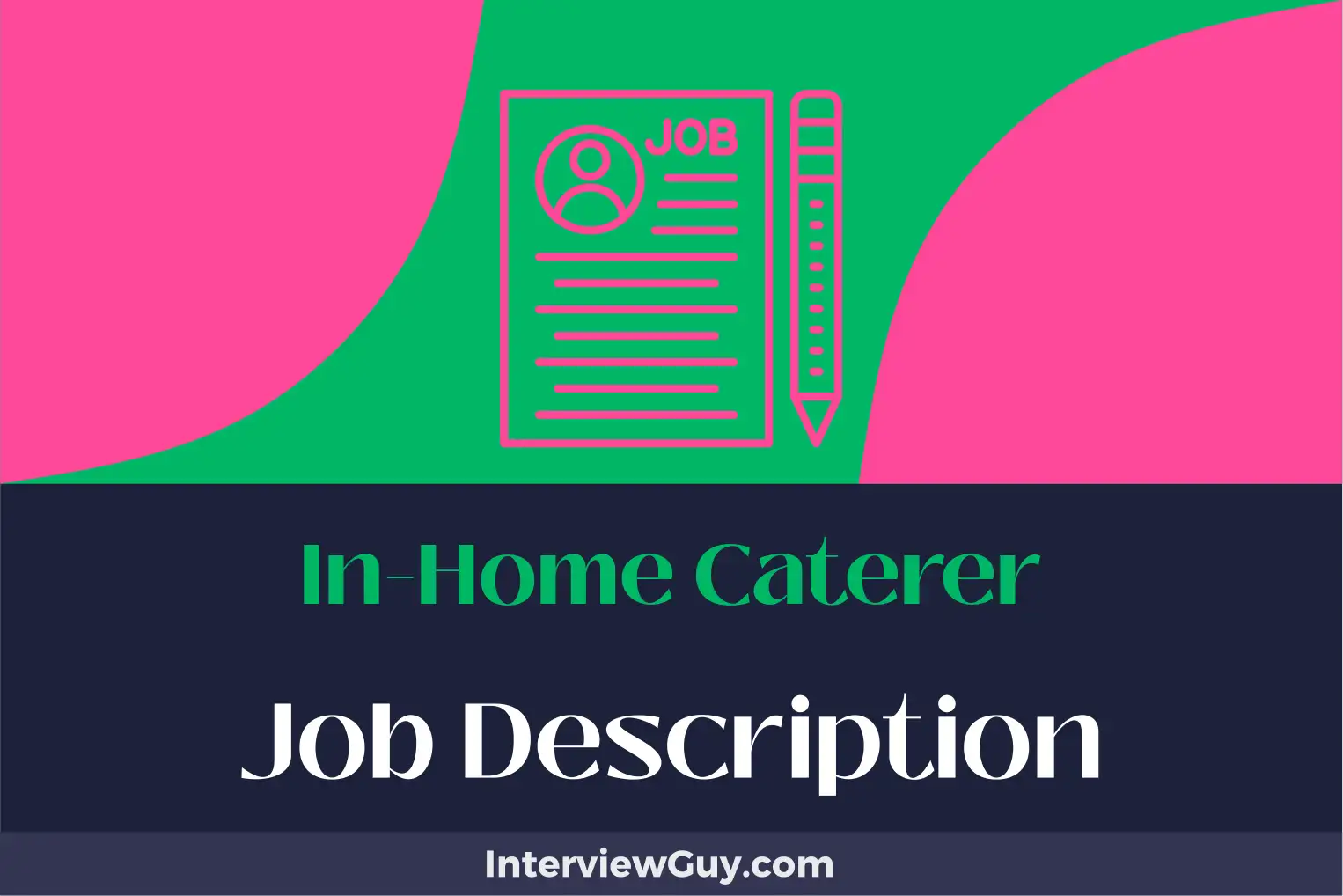 in-home caterer job description