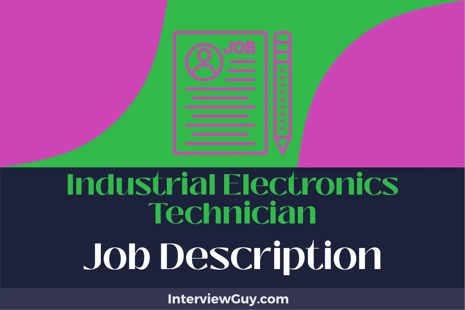 industrial electronics technician job description