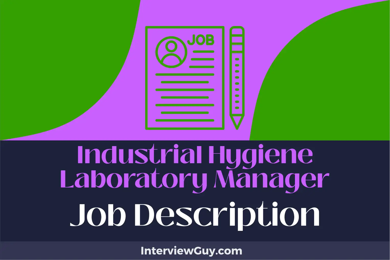 industrial hygiene laboratory manager job description