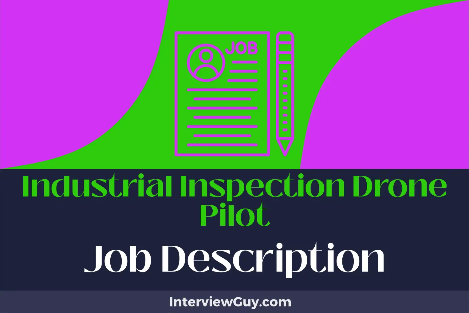 industrial inspection drone pilot job description