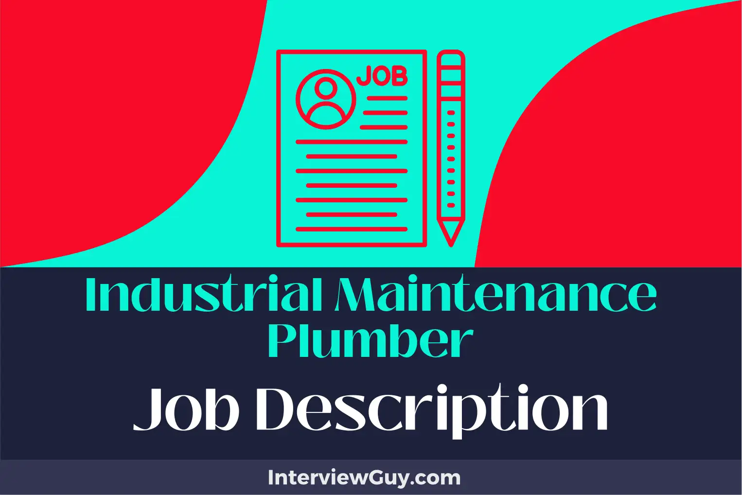 industrial maintenance plumber job description